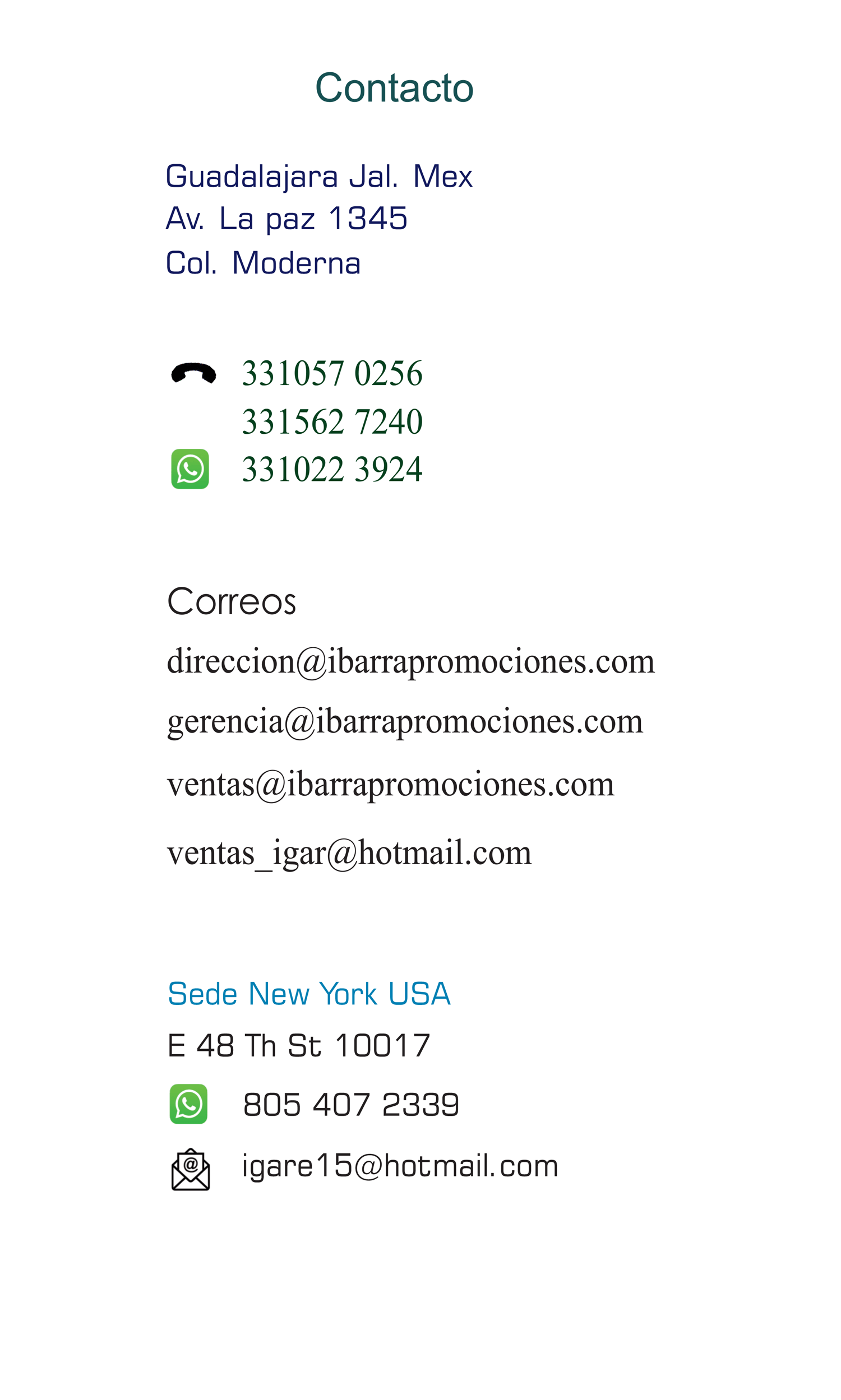 Ibarra promociones